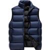 Peuignao Gilet Imbottito Uomo Giubbotto Smanicato Uomo Invernale Giubbino Smanicato Casual Gilet Trapuntato Uomo Taglie Forti Giacca senza Maniche Giacchetto Smanicato Uomo Puffer Gilet Uomo Imbottiti Blu M
