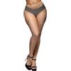 BAOKELAN Calze a rete con strass luccicanti collant a vita alta scava fuori collant per le donne, 1 paio color carne, Etichettalia unica