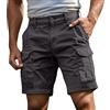 Generico Pantaloncini Uomo Bermuda Uomo Estivi Cargo Shorts con Tasche Laterali Pantaloni Corti Slim Fit Multi Tasche Tasconati Pantaloni Leggeri Sportivi S-4XL