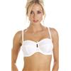 Camille Reggiseno con Ferretto Senza Imbottitura Multiway Senza Spalline Donna 3C White