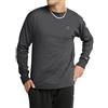 Champion T-Shirt Manica Lunga in Jersey Classico Camicia, Granito Heather, XL Uomo