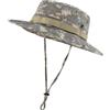 Zylioo XXL Oversize Boonie Cappelli da sole, cappello tattico militare safari per grandi teste, cappelli da caccia leggeri con cinturino
