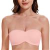 MELENECA Donna Minimizer Reggiseno Senza Spalline Invisibile con Ferretto Senza Imbottito Arrossire 3E