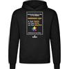 Settantallora Felpa Bambino Personalizzabile con Cappuccio - Hoodie Bimbo, Bimba con Nome, Testo o Foto - Felpa Calda in Cotone Ideale per Scuola, Sport e Regali Custom (12/13 Anni, Nero)