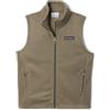 Columbia Steens Mountain Fleece Vest MTN-Gilet in Pile, Colore: Verde Pietra, X-Small Bambini e Ragazzi