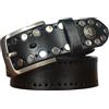 OBASDFD Cinture In Pelle Con Borchie - Rivetti In Metallo Da Donna E Da Uomo For Jeans, Pantaloni E Abbigliamento Gotico