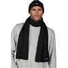 JACK & JONES Set con cappello e sciarpa da uomo 2-in-1, set invernale, berretto, sciarpa, colori nero/blu/grigio/beige, Nero , Taglia unica
