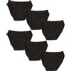 Maxfort Slip da Uomo Vita Bassa, Taglie Forti, Set di 6 Pezzi in Cotone (IT, Testo, 8XL, Regular, Regular, Bianco)
