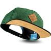 Soulbuddy Cappello Snapback Uomo e Donna - Cappellino con Visiera Piatta | Cappellino uomo con visiera piatta e patch vegana - cappello uomo e donna regolabile, look Mini-Me con il cappello bambino