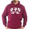 Settantallora - Felpa con Cappuccio Ultras Cuore Granata Torino