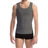 FarmaCell 417 (Grigio, 4XL) Canottiera Contenitiva Uomo, Effetto Pancia Piatta, Intimo Modellante in Cotone, Made in Italy