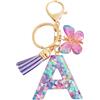 LECTNORE Portachiavi Personalizzati Donna Carino Portachiavi Personalizzato Borsa Regali di Compleanno per Sorella (Viola-A)