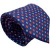 CARACCIOLO Cravatta uomo Sartoriale in seta - Squisita fattura ed elegante varietà (JOY BLUETTE)
