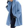 MOKBAY Cappotto Lana Cotta Donna Cappottino Elegante Invernali Autunnale Eleganti Calda Giubbino Cappottino Lana Cappotto Lungo Invernale Elegante Giacca Donna Pelliccia Ecologica 5XL