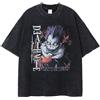 Anjinguang Death Note Anime, maglietta Light Yagami/Misa Amane, maglietta retrò a maniche corte, maglietta da uomo, stile hip-hop Harajuku