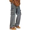 Skateboard Frog Jeans Uomo Straight Relaxed-Fit Pantaloni Cargo Y2K Pantaloni da Lavoro Uomo
