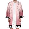 Silver Basic Serie Cosplay Tomioka Tanjiro T-Shirt Unisex Kimono Cotone per Giapponesi Anime Fans,Kochou Kanae-4,XXS…