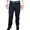 Mastino - Pantalone da Uomo in Fustagno Felpato a Vita Alta Regular Fit Blu (48 - Blu)