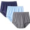 XWSM Slip Intimo da Uomo 100% Cotone 3 Pezzi Mutandine Intimo Uomo Anziano di Mezza età Allentato Anziani Comodi Pantaloncini da Mutanda (Color : A, Size : XXXXXL/XXXXX-Large)