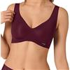 Sloggi Zero Feel Bralette Ex, Bustino Donna, Rosso (Claret), S