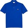 Lacoste Polo classica da uomo in cotone L1212, color cobalto