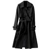 MJGkhiy Trench Donna Lungo Elegante Invernale Cappotto Giacca Blazer Moda Vento Giubbini con Cintura Leggero Cardigan Giubbotti Tinta Unita Giaccone Doppiopetto Giacche da Sera Abbigliamento Curvy