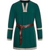 RUMAOZIA Costume da cavaliere medievale da uomo, per Halloween, per cosplay, surcoat vestito, tunica, retrò, abbigliamento medievale, gonna templare, tunica, rinascimentale, vichingo, crociata, Z03