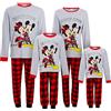 Disney Pigiama natalizio coordinato con Topolino e Minnie, per adulti e bambini