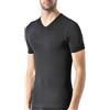 Risalti Maglietta Intima Uomo Scollo V Bamboo - Maglia Uomo Manica Corta Senza Cuciture, Bamboo T-Shirt in Viscosa più Morbida del Cotone, Traspirante e Confortevole - Made in Italy