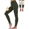 Merlvida Leggins Invernali Donna Foderati in Pile Ispessito Leggins Felpati Collant Caldo Leggings Termici Vita Alta Opachi Pantaloni Calzamaglia Termica Invernale Felpata Pantacollant Elasticizzati
