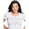 GUESS T-shirt Logo Strass | a492877-110044 | Taglia: S