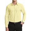 Enlision Camicia Uomo Manica Lunga No Stiro Elasticizzata Elegante Camicia che non si Stropiccia Uomo con Bottoni Antigrinza Taglio Regolare Formale da Ufficio con Tasca