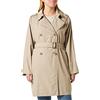 Geox W Soleil Giacca, Beige (Humus), 46 Donna