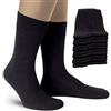 ALL ABOUT SOCKS Calze Uomo e Donna neri (10 paia) - Calze da Uomo per lavoro e tempo libero - Calze di cotone - Made in Europe - OEKO-TEX 100