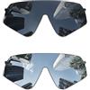 Combine8 Ploarized - Lenti di ricambio per occhiali da sole Oakley Sutro Lite Sweep OO9465, Nero + titanio argento, 139 Millimeters