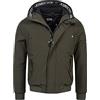 Indicode Uomini Albany Jacket | Giubbotto con cappuccio Army L