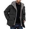 Generico Piumino Da Uomo Con Zip Taglie Forti Invernale Giacca Con Cappuccio Comodi Maniche Lunghe Cappotto Antivento Casual Giaccas Sportivo Elegante Giubbino Fitness Moda Giubbotto Calda Parka Da Uomos