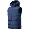 Vhersily Smanicato Antivento Giubbino Uomo Smanicato Gilet da Lavoro Uomini Piumini Inverno Imbottito Hoodie Spessa Felpe Termiche Sportive Stile Urbano Y2K Elegante Streetwear per Allenamento Corsa