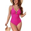 SHEKINI Scollo V Costume da Bagno Intero da Donna Regolabile Cutout Costumi Intero Donna