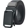 LionVII Cintura elastica a cricchetto con fibbia automatica, regolabile ed elastica, per girovita 70-125 cm (27-49), L
