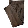 IMMAGINE Pantalone Uomo Classico Misto Lana con Pence Colore Marrone (54)
