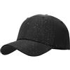 Malaxlx Cappello da baseball impermeabile per uomo donna traspirante UPF50+ Sport Outdoor Caps Quick Dry cappello da pioggia regolabile, nero, taglia unica