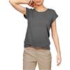 TrendiMax T-Shirt Donna Estate Maglia Casual Camicie Tinta Unita Maglietta Basic Top Magliette Tee