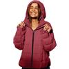 DUHGBNE Giacche Invernali Donna Giacca Imbottita con Cerniera da Donna, Leggera, Trapuntata, Leggera, Calda, Invernale, Imbottita. Giacca Cappotto Nero