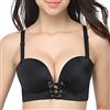 FallSweet ADD Two Cups - Reggiseno Push up Imbottito Senza Fodera (Nero, 4C)
