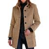 MOKBAY Cappotto Donna Invernale Lana Cappotti Invernali Taglie Forti Autunno Invernali Elegante Giacche Teddy Cappotto Lana Giacca Termica Donna Calda Cappottino XL