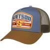 Stetson Since 1865 S Patch Trucker Cap Snapback Unisex Estate Inverno, marrone e blu, taglia unica