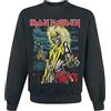 Iron Maiden Killers Green Clouds Uomo Felpa Nero 50% Cotone, 50% Poliestere Regular
