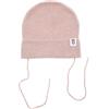 KNITAS Berretto da Bambino a Maglia monostrato in Lana Merino e Cashmere per Neonati, Super Morbido e Caldo, per Neonati Fino a 1 Anno di età, Berretto Invernale per Bimbi, Colore Beige, Rosa, Grigio