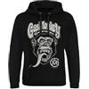 Gas Monkey Garage Licenza Ufficiale Logo Felpa con Cappuccio epico (Nero), XX-Large
